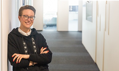 Britta Schramm, Mitarbeiterin Helpdesk